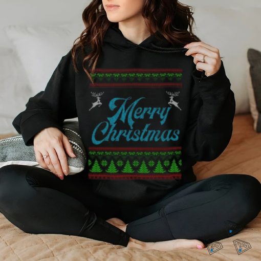 Pine Tree Pattern Merry Christmas shirt