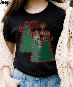 Pine Trees Merry Christmas Y’all Christmas T Shirt