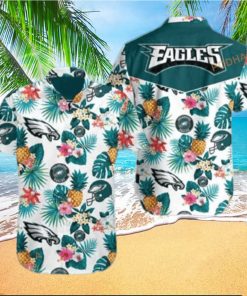 Pineapple Pattern NFL Philadelphia Eagles Funny Hawaiian Shirt