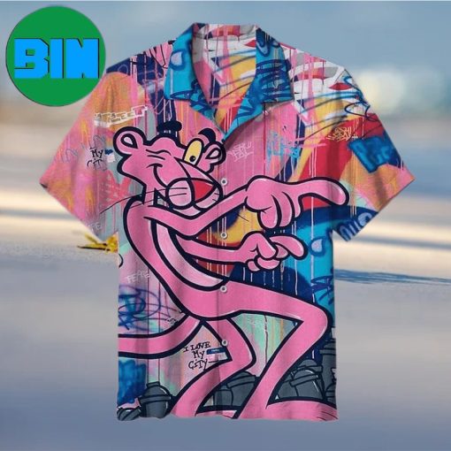 Pink Panther Cartoon Summer Hawaiian Shirt