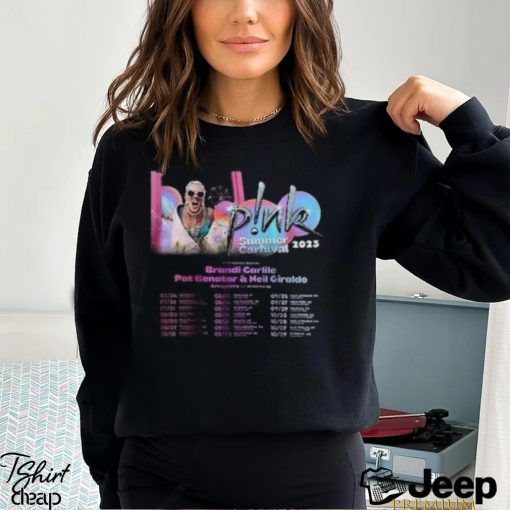 Pink P!nk Summer Carnival Tour T  Shirt, P!nk Pink Summer Carnival Tour 2023 Shirt, Pink Summer Carnival Tour Dates Hoodie Shirt