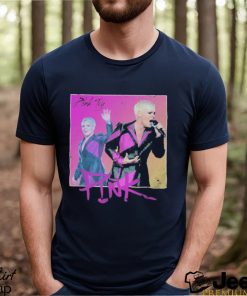 Pink try singing picture 2023 shirt