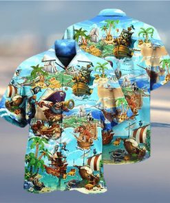 Pirate It Is Time Of Treasure Hunting Tropical Hawaiian Shirt