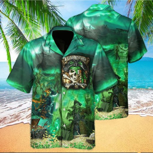 Pirate Themed 3D Hawaiian Shirt Ready For Beach Adventures