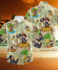 Pirates Mickey Mouse Hawaiian Shirt Hawaii Holiday Beach