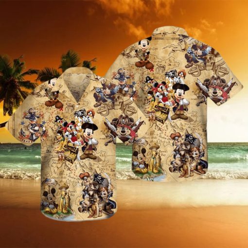 Pirates Mouse Hawaiian Shirt