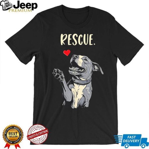 Pitbull Rescue Classic T Shirt