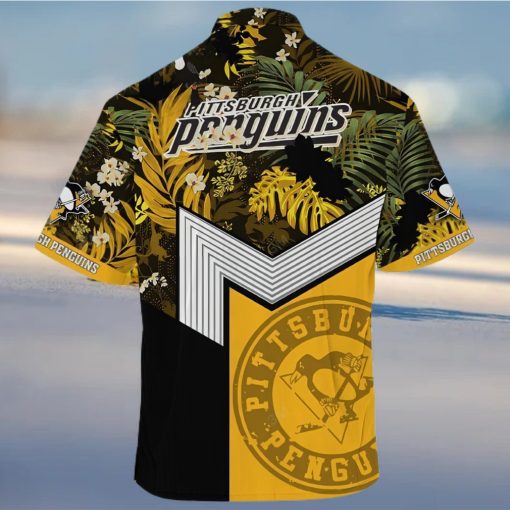 Pittsburgh Penguins NHL Flower Tropical Hawaiian Shirts