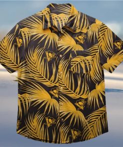 Pittsburgh Penguins Nhl Mens Hawaiian Button Up Shirt