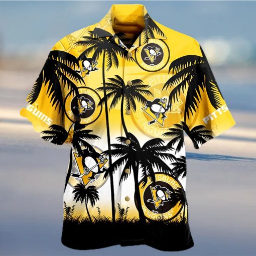 Pittsburgh Penguins Palm Tree NHL Hawaiian Shirt