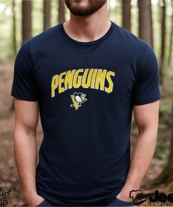 Pittsburgh Penguins Profile Big & Tall Arch Over Logo T Shirt