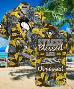 Pittsburgh Penguins Stress Blessed Obsessed Summer Hawaiian Shirt For Fans This Season