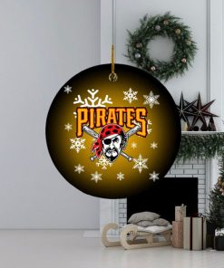 Pittsburgh Pirates MLB 2023 Holiday Gifts Custom Name Merry Christmas Decorations Ornament