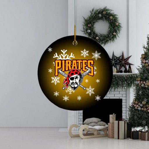 Pittsburgh Pirates MLB 2023 Holiday Gifts Custom Name Merry Christmas Decorations Ornament