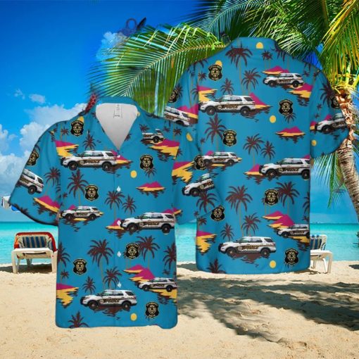 Pittsburgh Police Department Squad Car Hawaiian Shirt