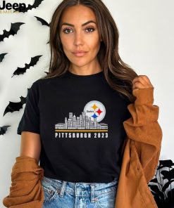 Pittsburgh Steelers 2023 skyline city shirt