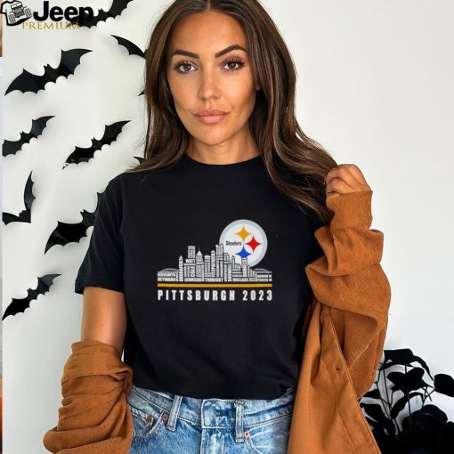 Pittsburgh Steelers 2023 skyline city shirt