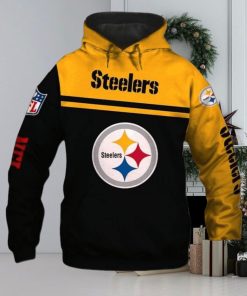 Pittsburgh Steelers 3D Skull Zip Hoodie Pullover Sweatshirt