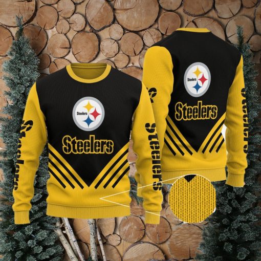 Pittsburgh Steelers 3D Woolen Sweater Wintertime Gift For Men And Women