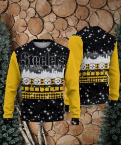 Pittsburgh Steelers Christmas Forrest Knitted Sweater Gift For Men And Women