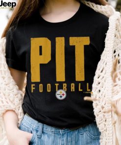 Pittsburgh Steelers City Initial Wordmark T Shirt