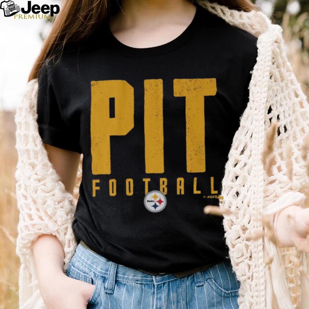 Pittsburgh Steelers City Initial Wordmark T Shirt