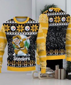 Pittsburgh Steelers Dabbing Santa Christmas Sweater