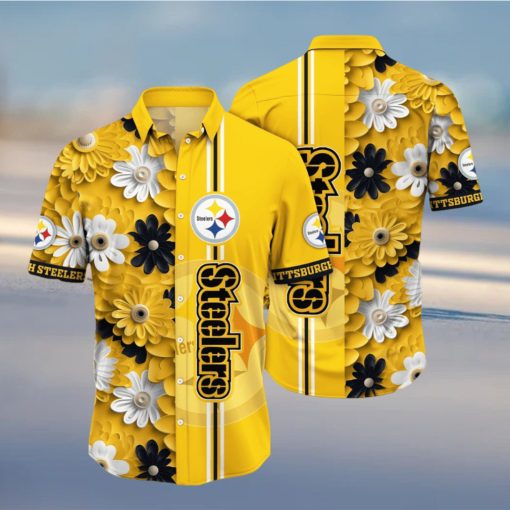 Pittsburgh Steelers Hawaii Shirt Flower Sporty And Stylish