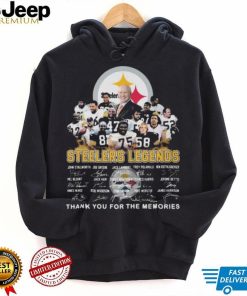 Pittsburgh Steelers Legends Thank You For The Memories Signatures shirt