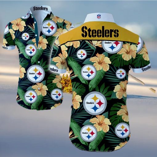 Pittsburgh Steelers Logo Football Fans Love Hawaiian Summer Beach Shirt