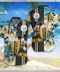 Pittsburgh Steelers Mickey Mouse Hawaiian Shirt