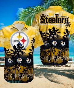 Pittsburgh Steelers NFL All Over printed 3D Beach Lover Gift Aloha Hawaiian Shirt