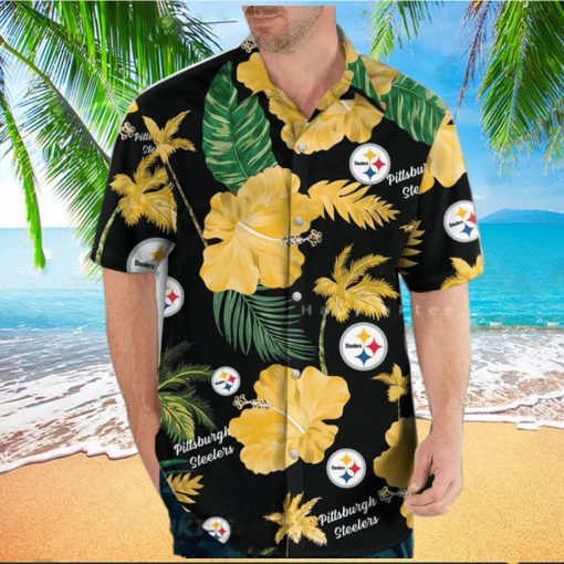 Pittsburgh Steelers NFL Hibiscus Summer Gift Hawaiian Shirt