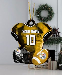 Pittsburgh Steelers NFL Sport Ornament Custom Name And Number