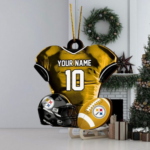 Pittsburgh Steelers NFL Sport Ornament Custom Name And Number