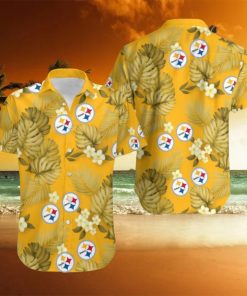 Pittsburgh Steelers New Style 3D Flower Hawaiian Shirt For Men Women