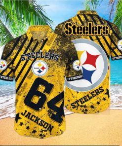 Pittsburgh Steelers Nfl Custom Hawaiian Shirt Short T Shirt Hawaiian Pattern Print