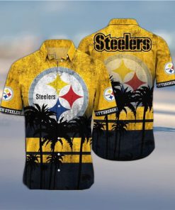 Pittsburgh Steelers Nfl hawaii Short Hot Summer Nfl Leobees 3D Awesome Hawaiian Shirt