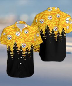 Pittsburgh Steelers Ninja Cloud Blackest Hawaiian Shirt Holiday Gift For Halloween