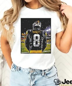 Pittsburgh Steelers QB1 Kenny Pickett Black And Gold Shirt