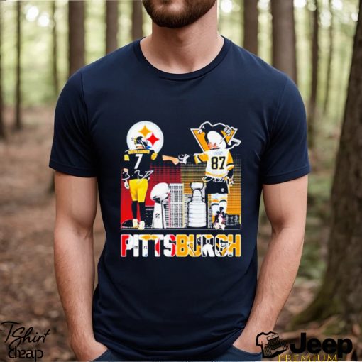 Pittsburgh Steelers Roethlisberger And Pittsburgh Penguins Shirt