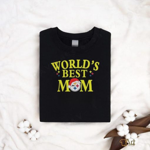 Pittsburgh Steelers Santa Hat World’s Best Mom shirt