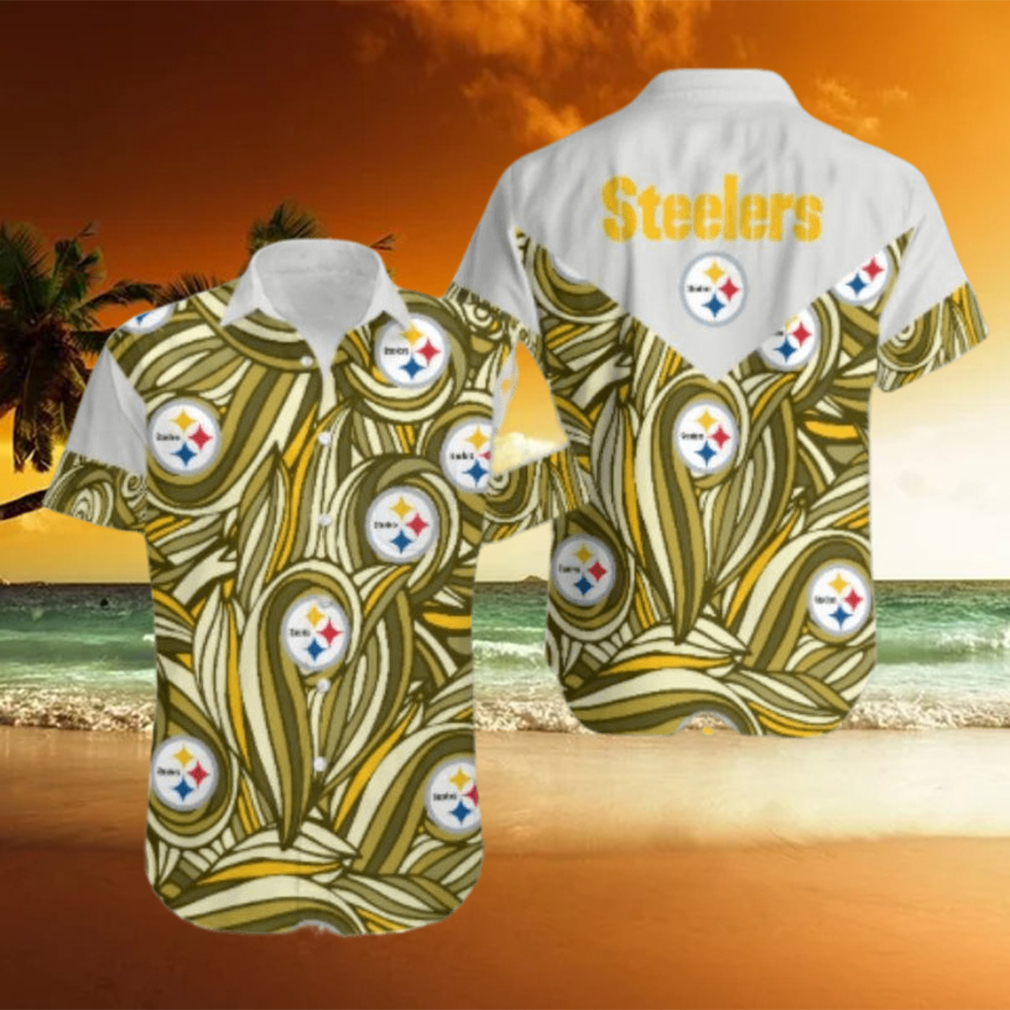 Pittsburgh Steelers Goofy Hawaiian Shirt and Shorts