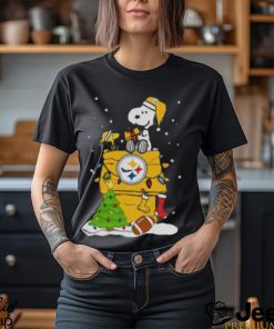 Pittsburgh Steelers Snoopy And Woodstock Christmas Shirt