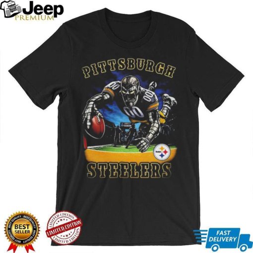 Pittsburgh Steelers Steely McBeam Nation here we go mascot t shirt