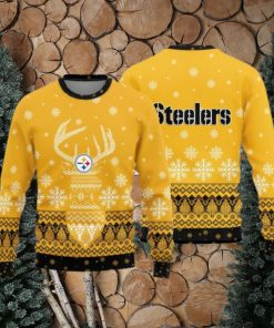 Pittsburgh Steelers Teams Reindeer Knitted Sweater For Christmas