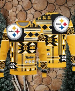 Pittsburgh Steelers Teams Snowflakes Pattern Knitted Sweater For Christmas