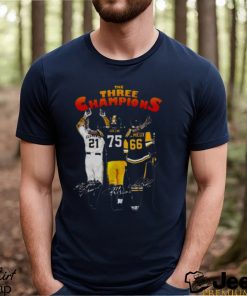 Pittsburgh Steelers The Three Champions Clemente Greene and Lemieux Signatures shirt