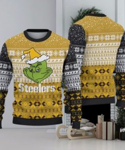 Pittsburgh Steelers Ugly Christmas Grch Xmas Sweater Gathering Gift Mens  Women - Teeclover