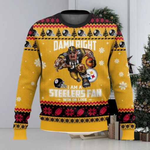 Pittsburgh Steelers Ugly Sweater 3D Printed Men And Women Christmas Gift